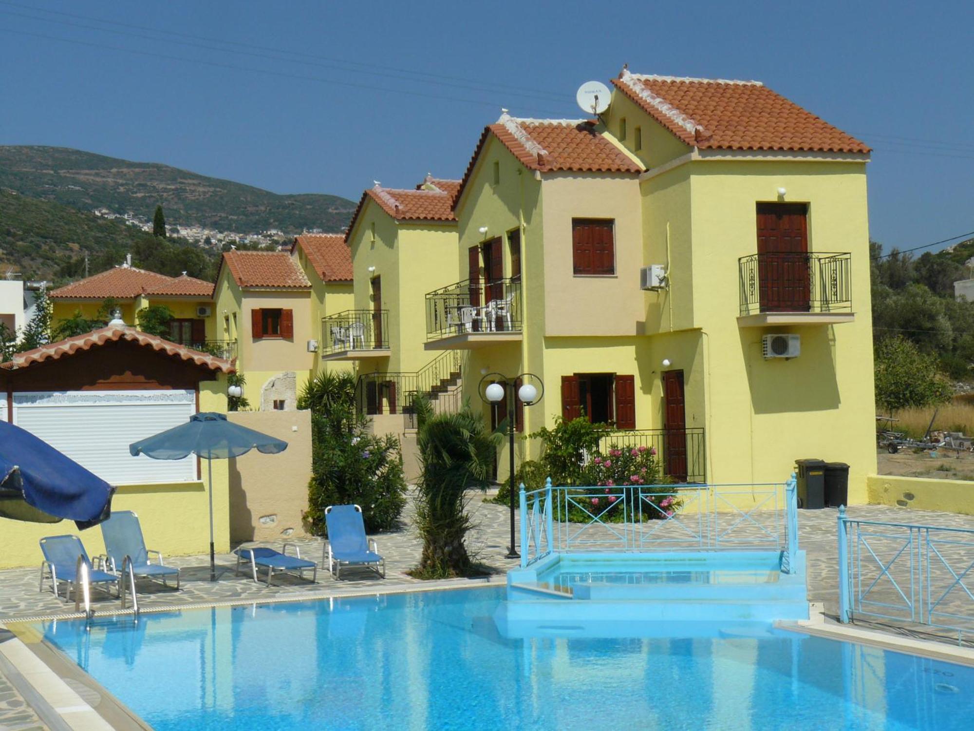 Stella Apartments Marathokampos Luaran gambar